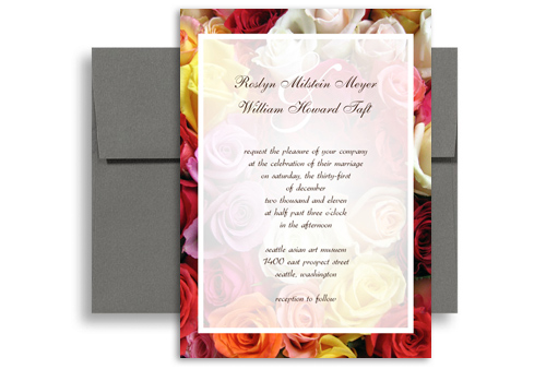 Wedding Invitation Simple Pea Green 5x7 template PSD Template OR Made to